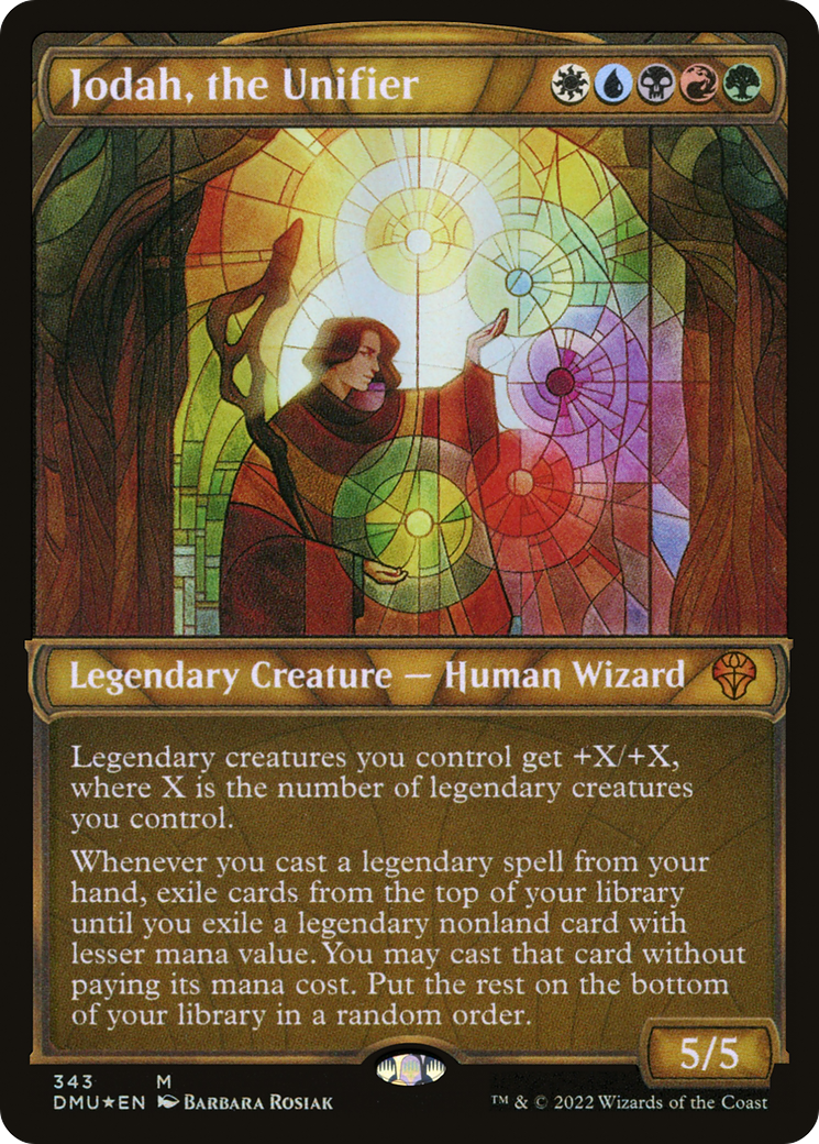 Magic the Gathering - Jodah, the Unifier Foil - Dominaria United