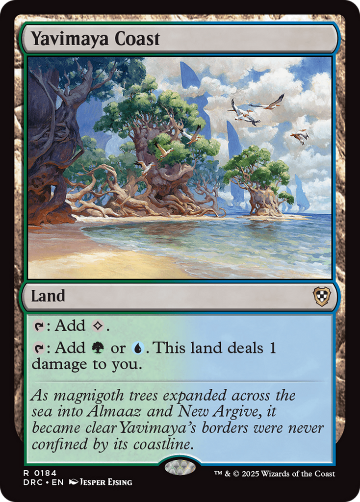 Magic: The Gathering - Yavimaya Coast - Aetherdrift Commander