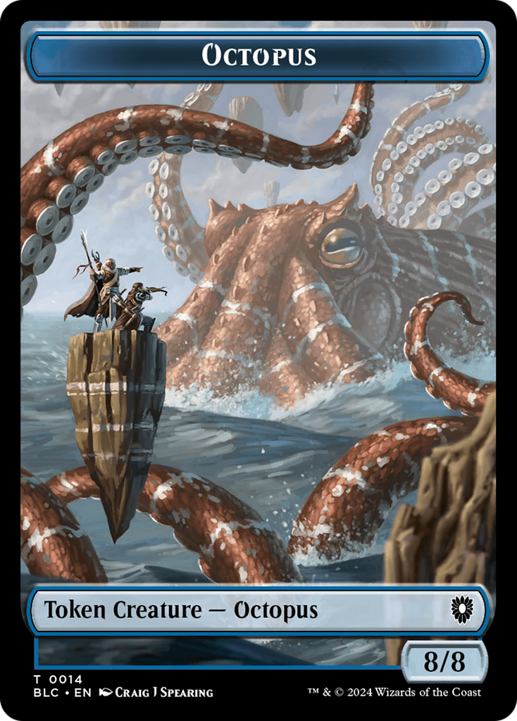 Magic: The Gathering - Octopus Token - Bloomburrow Commander Tokens