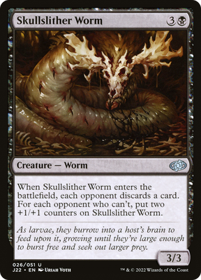 Magic: The Gathering - Skullslither Worm - Jumpstart 2022