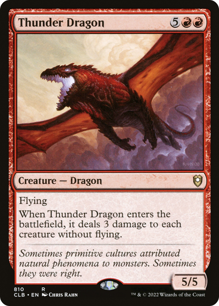 Magic: The Gathering - Thunder Dragon - Commander Legends: Battle for Baldur's Gate