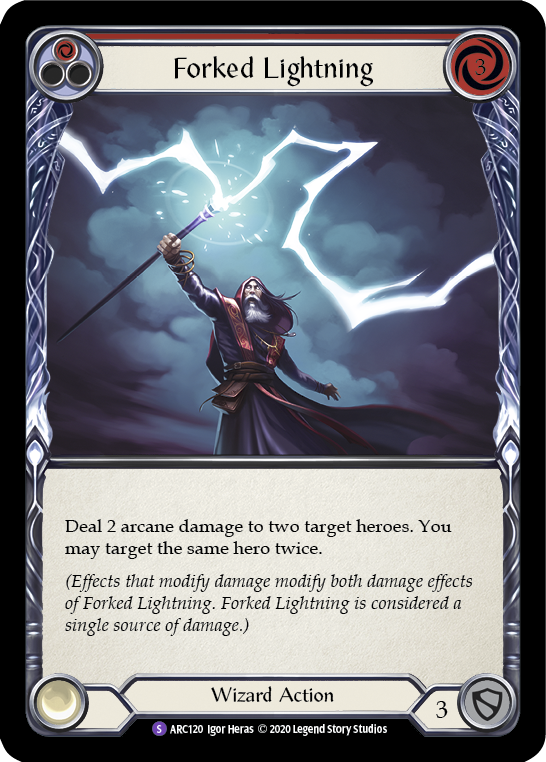 Flesh and Blood - Forked Lightning - Arcane Rising Unlimited