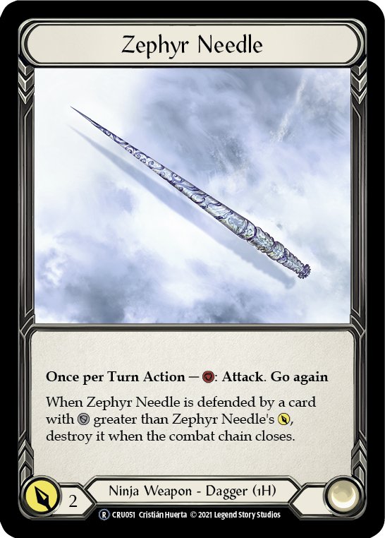 Flesh and Blood - Zephyr Needle - Crucible of War Unlimited