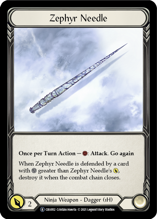 Flesh and Blood - Zephyr Needle - Crucible of War Unlimited