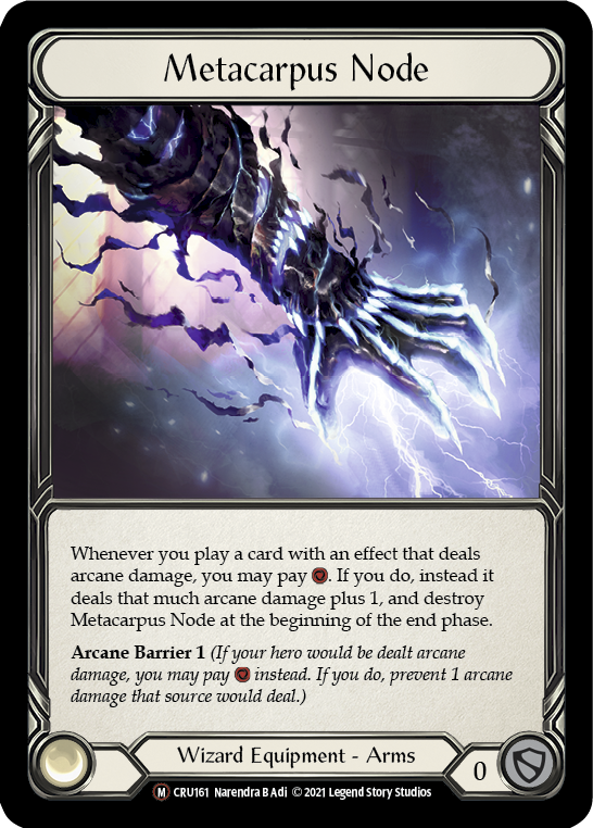 Flesh and Blood - Metacarpus Node Rainbow Foil - Crucible of War Unlimited