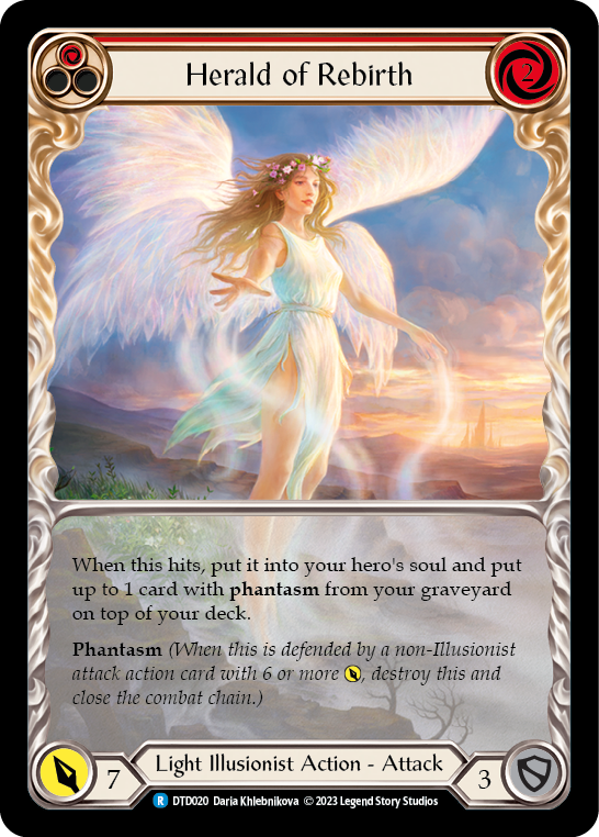 Flesh and Blood - Herald of Rebirth (Red) Extended Art - Dusk till Dawn