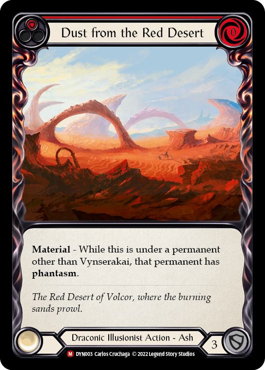 Flesh and Blood - Dust from the Red Desert Rainbow Foil - Dynasty