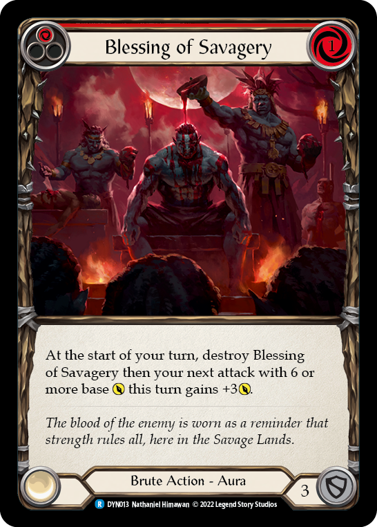 Flesh and Blood - Blessing of Savagery (Red) - Dynasty