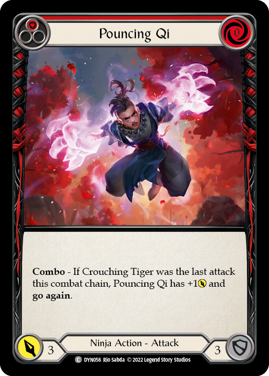 Flesh and Blood - Pouncing Qi (Red) - Dynasty