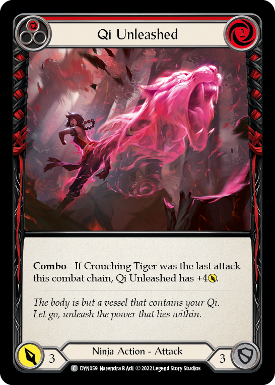 Flesh and Blood - Qi Unleashed (Red) - Dynasty