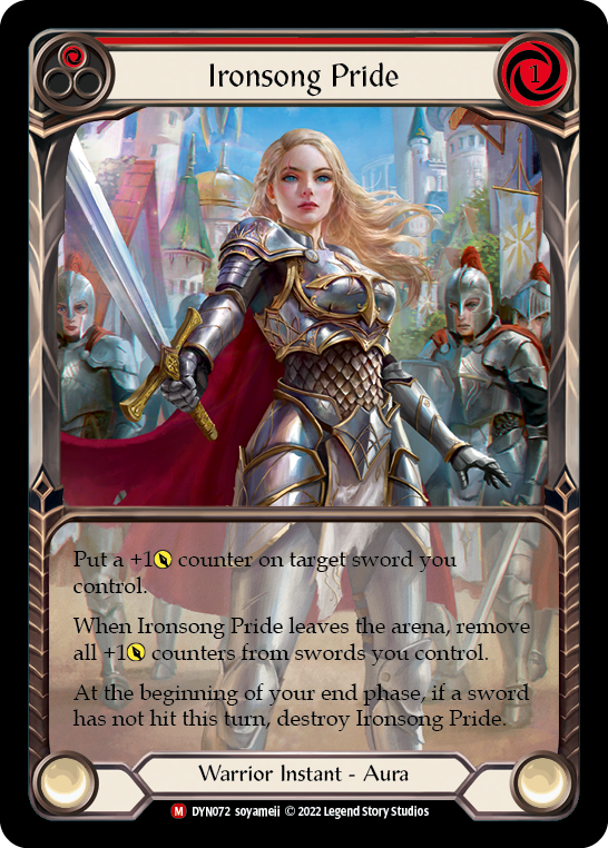 Flesh and Blood - Ironsong Pride Extended Art Rainbow Foil - Dynasty