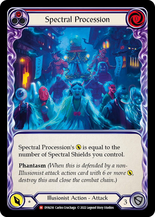 Flesh and Blood - Spectral Procession Rainbow Foil - Dynasty