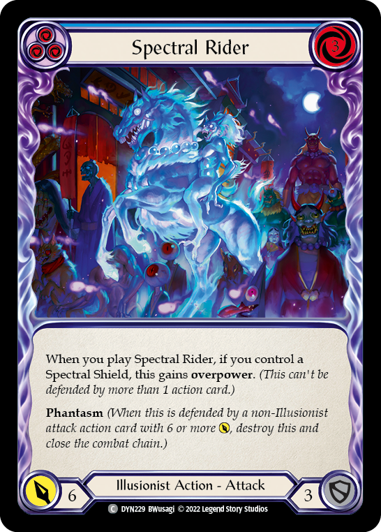 Flesh and Blood - Spectral Rider (Blue) - Dynasty