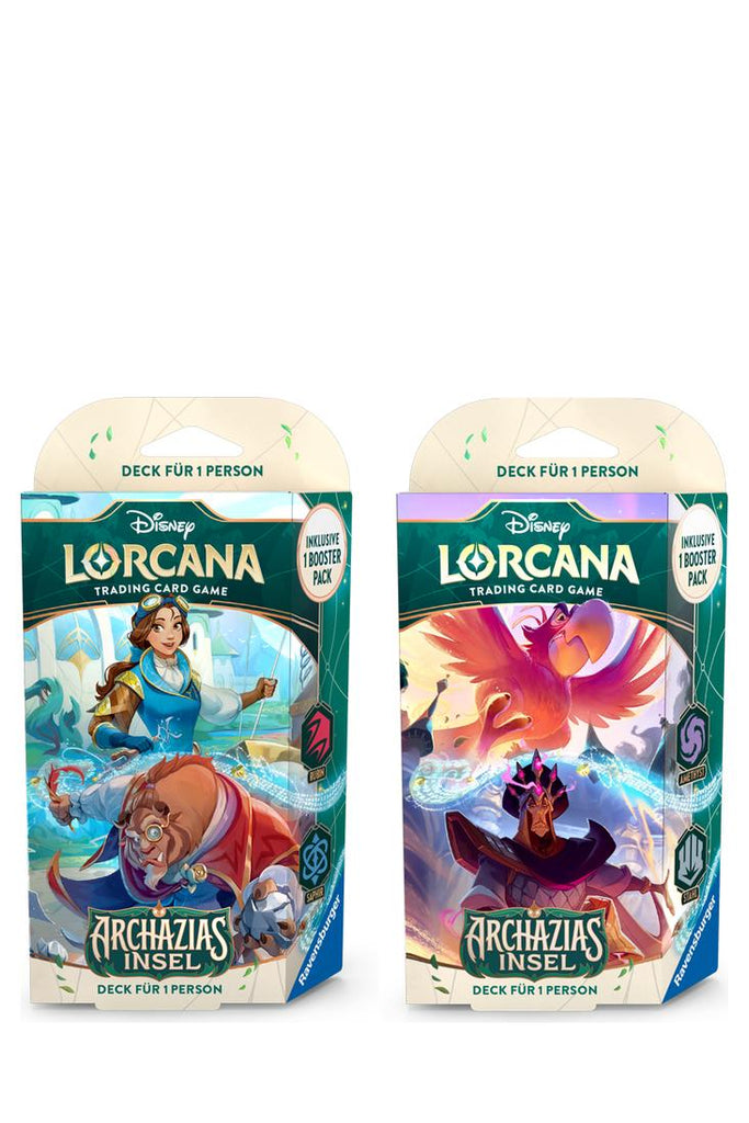 Disney Lorcana - Archazias Insel Beide Starter Decks - Deutsch