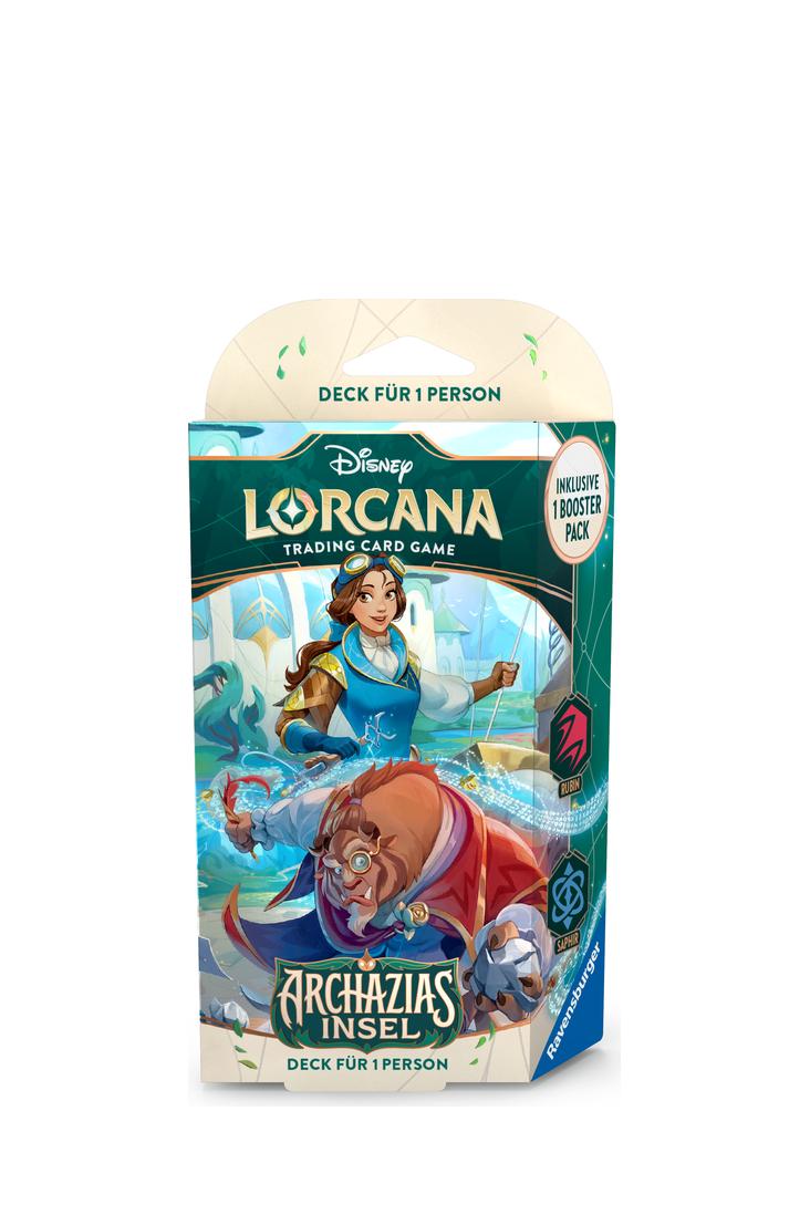 Disney Lorcana - Archazias Insel Belle und Biest Starter Deck - Deutsch