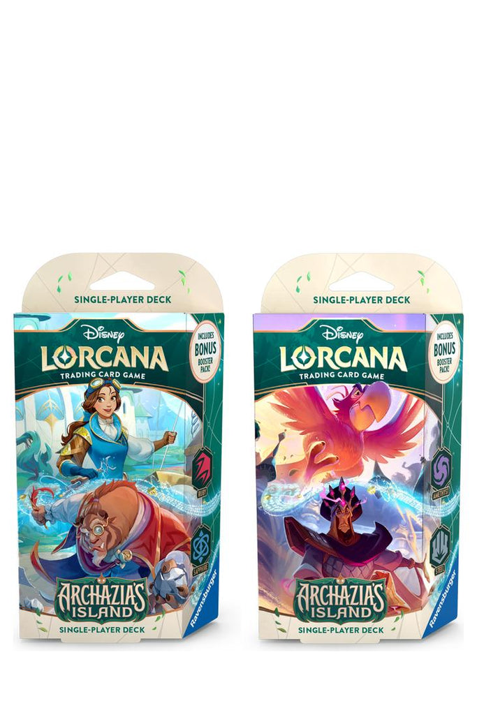 Disney Lorcana - Archazia's Island Beide Starter Decks - Englisch