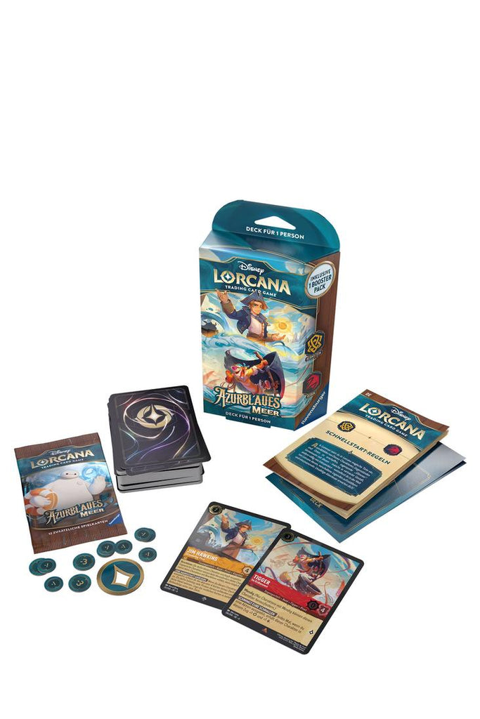 Disney Lorcana - Azurblaues Meer Beide Starter Decks - Deutsch