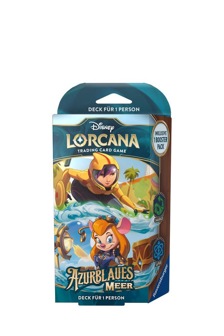 Disney Lorcana - Azurblaues Meer Go Go Tomago und Trixi Starter Deck - Deutsch