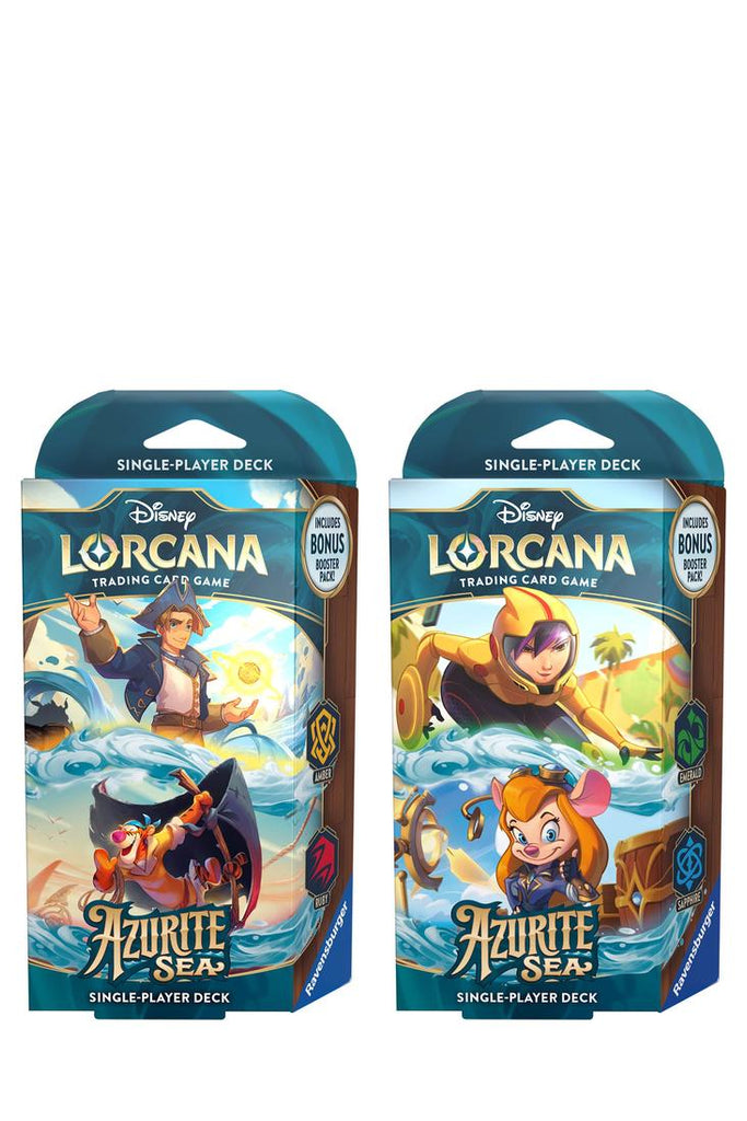 Disney Lorcana - Azurite Sea Beide Starter Decks - Englisch