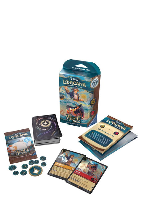 Disney Lorcana - Azurite Sea Jim Hawkins and Tigger Starter Deck - Englisch