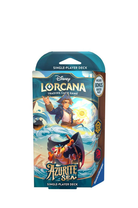 Disney Lorcana - Azurite Sea Jim Hawkins and Tigger Starter Deck - Englisch