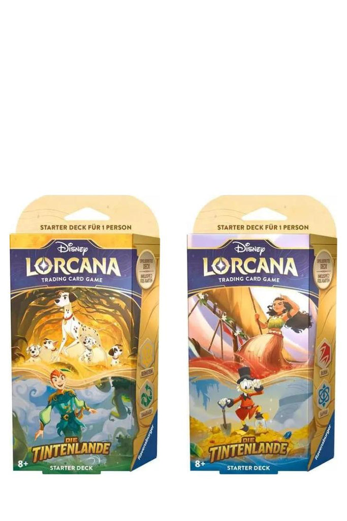 Disney Lorcana - Die Tintenlande Beide Starter Decks - Deutsch