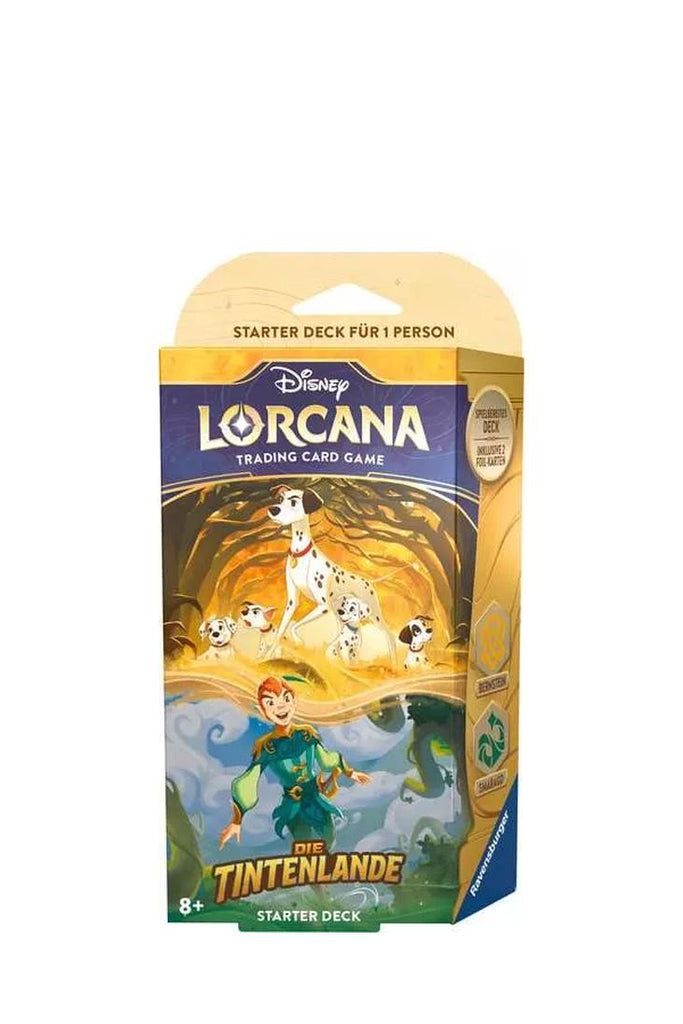 Disney Lorcana - Die Tintenlande Pongo und Peter Pan Starter Deck - Deutsch