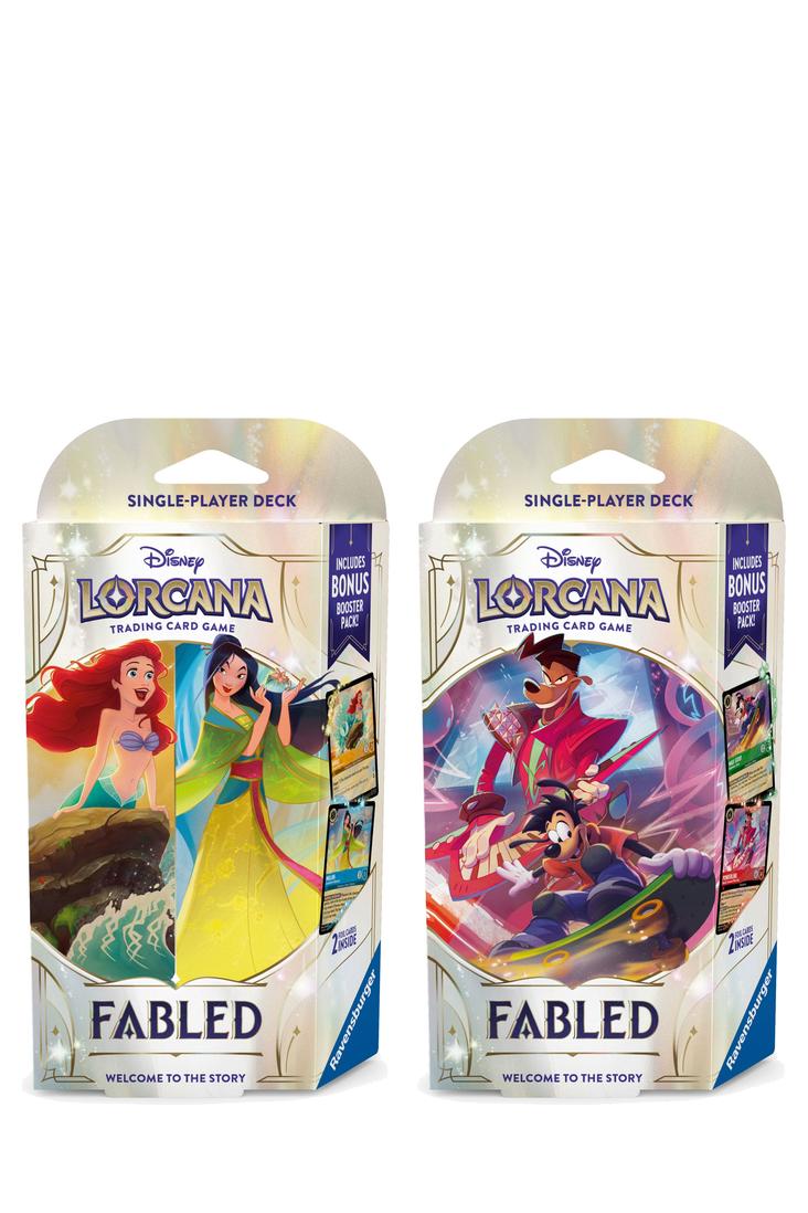 Disney Lorcana - Fabled Beide Starter Decks - Englisch