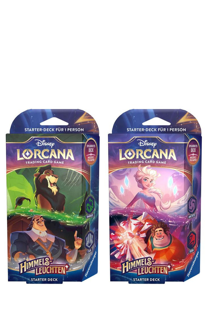 Disney Lorcana - Himmelsleuchten Beide Starter Decks - Deutsch