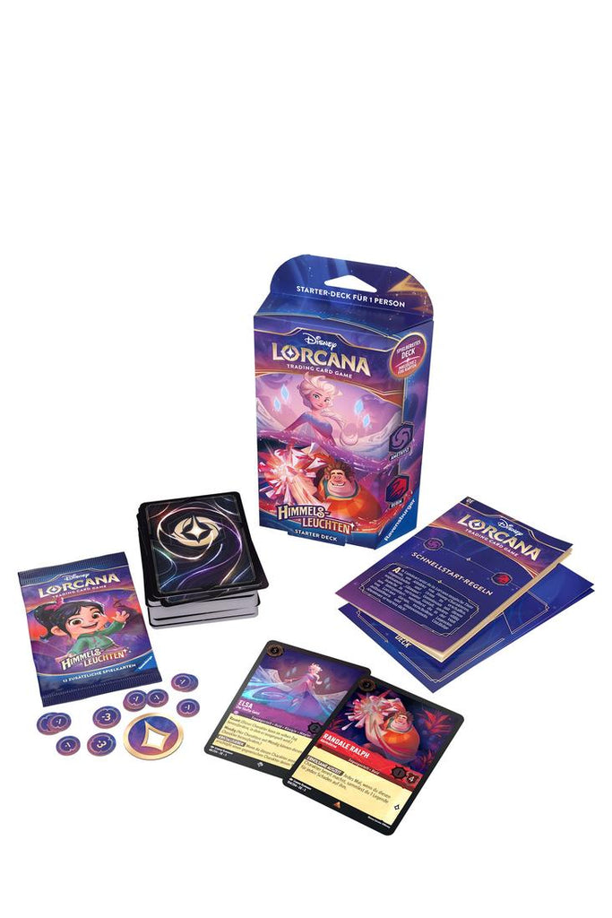 Disney Lorcana - Himmelsleuchten Elsa und Ralph Starter Deck - Deutsch