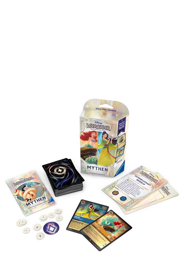 Disney Lorcana - Mythen Arielle und Mulan Starter Deck - Deutsch