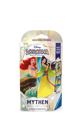 Disney Lorcana - Mythen Arielle und Mulan Starter Deck - Deutsch