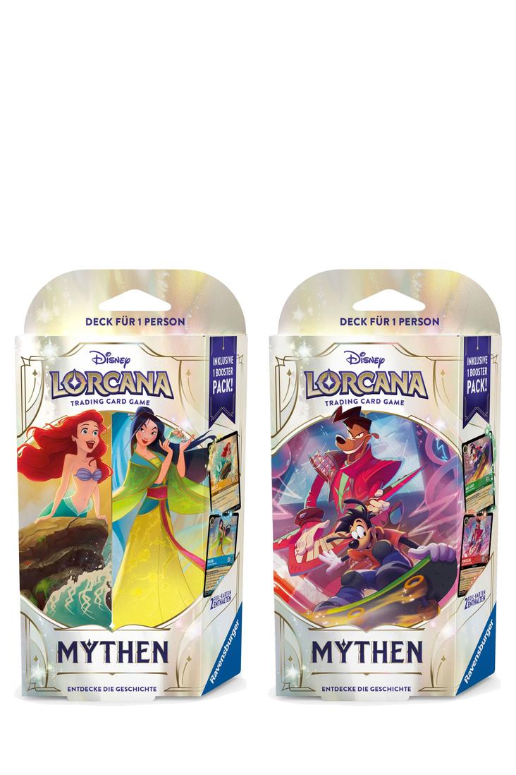 Disney Lorcana - Mythen Beide Starter Decks - Deutsch