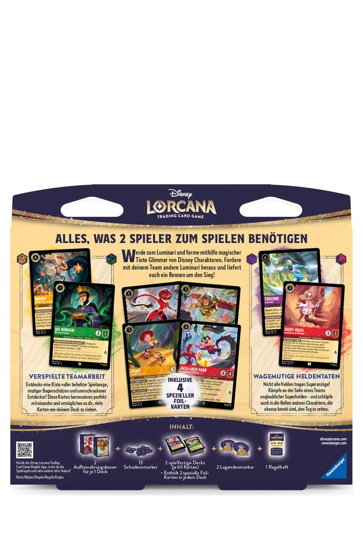 Disney Lorcana - Unbekannte Wildnis 2-Spieler-Starterdeck - Deutsch