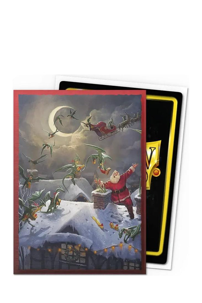 Dragon Shield - 100 Brushed Art Sleeves Standardgrösse - Christmas 2023
