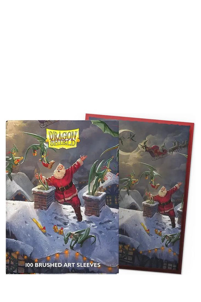 Dragon Shield - 100 Brushed Art Sleeves Standardgrösse - Christmas 2023