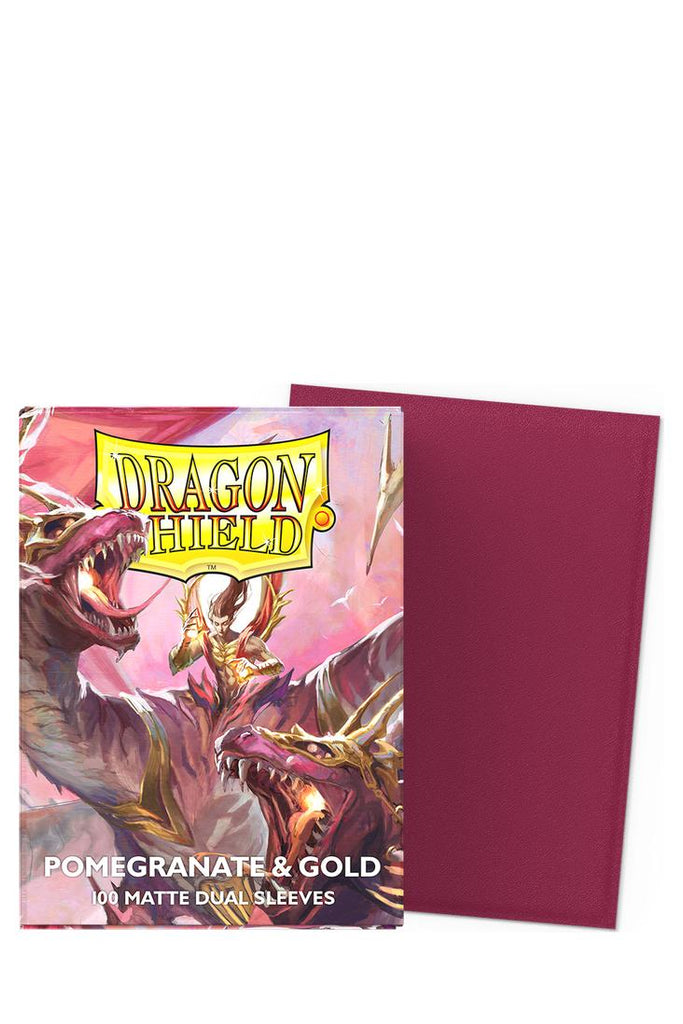 Dragon Shield - 100 Dual Matte Sleeves Standardgrösse - 25th Special Edition - Red Gold
