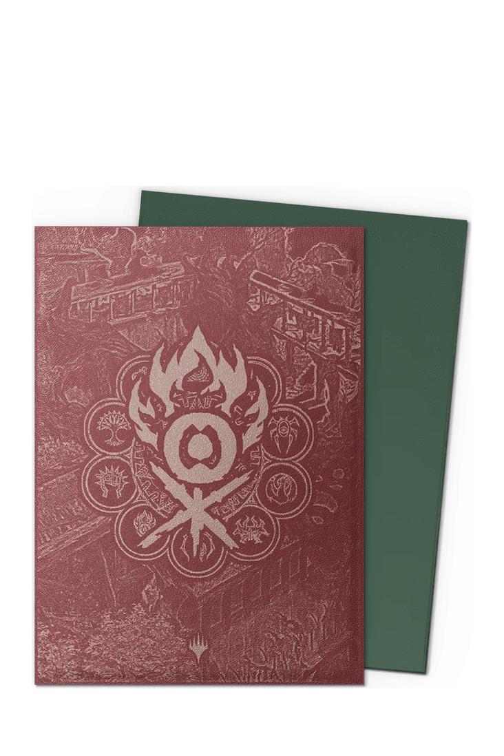 Dragon Shield - 100 Matte Dual Art Sleeves Standardgrösse - Guildpact Series Gruul Clans