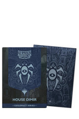 Dragon Shield - 100 Matte Dual Art Sleeves Standardgrösse - Guildpact Series House Dimir