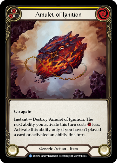 Flesh and Blood - Amulet of Ignition Cold Foil - Everfest