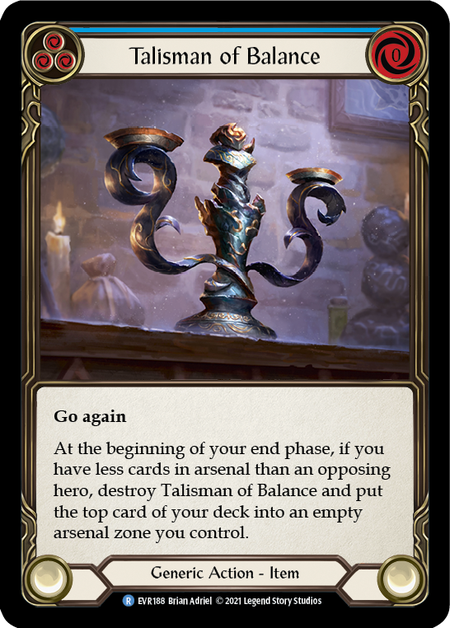 Flesh and Blood - Talisman of Balance Cold Foil - Everfest