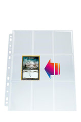 Gamegenic - 50 Einlageblätter 18-Pocket Side-Loading - Ultrasonic - Transparent