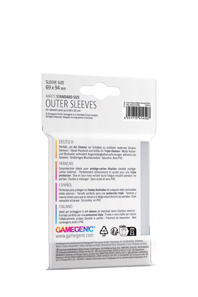 Gamegenic - 50 Outer Sleeves
