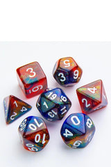 7er-Pack RPG-Set Würfel - Galaxy Series - Mars