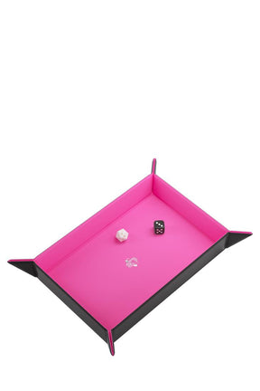 Gamegenic - Magnetische Würfelschale - Rechteckig - Schwarz - Pink