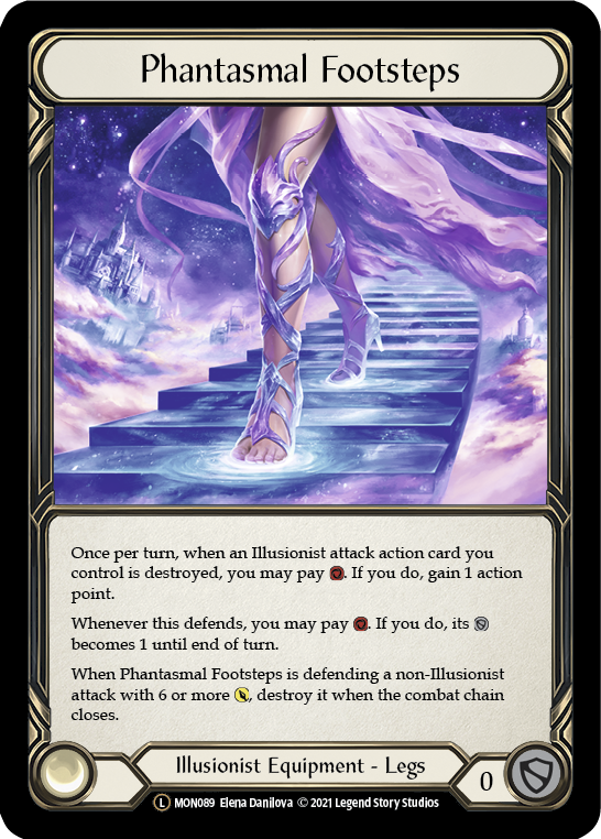 Flesh and Blood - Phantasmal Footsteps Rainbow Foil - Monarch Unlimited