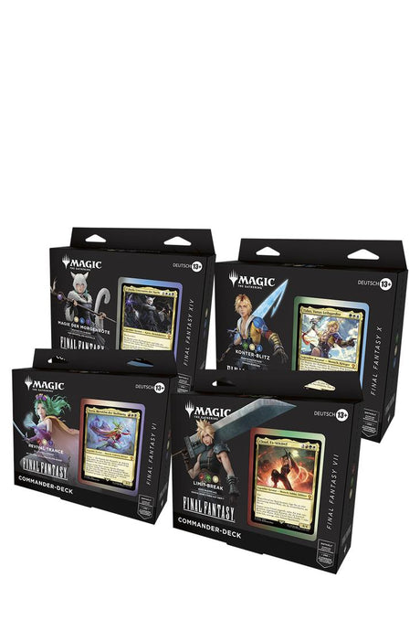 Magic: The Gathering - Final Fantasy Commander Alle 4 Decks - Deutsch
