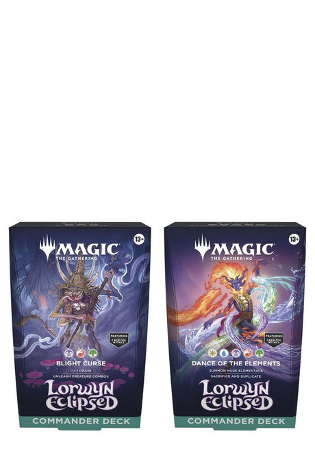 Magic: The Gathering - Lorwyn Eclipsed Commander Beide Decks - Englisch