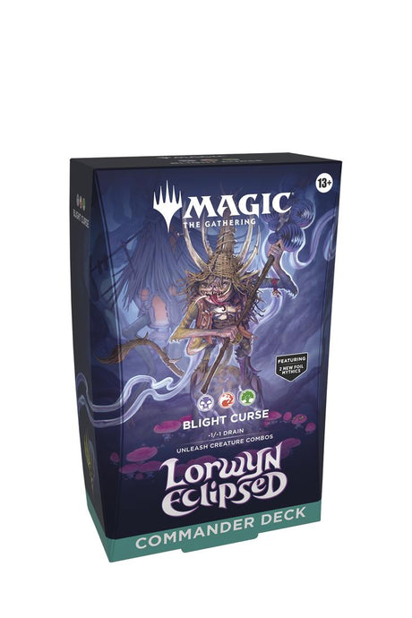 Magic: The Gathering - Lorwyn Eclipsed Commander Blight Curse - Englisch