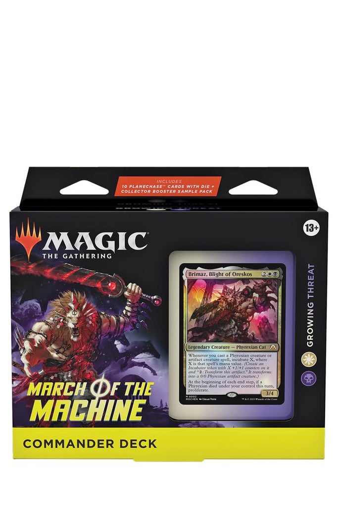Magic: The Gathering - March of the Machine Commander Growing Threat Commander - Englisch